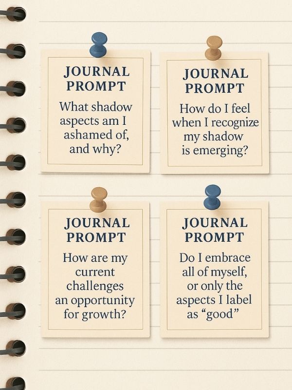 Visual Prompt Cards- journal prompts presented in sticky-note style