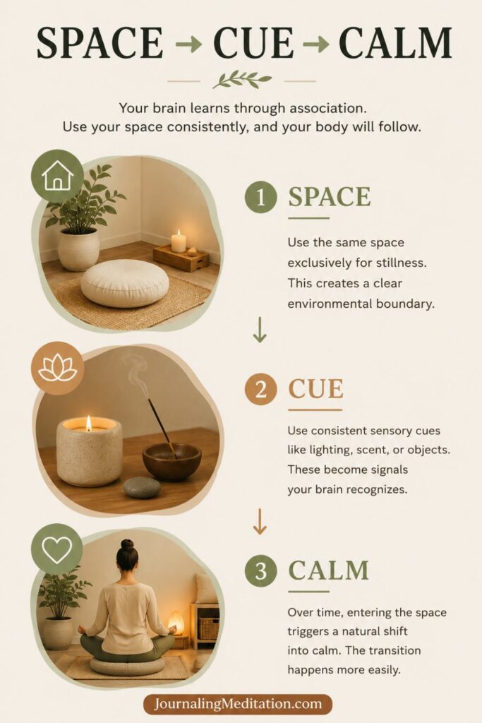 Space, Cue, Calm: Creating a Consistent Meditation Space